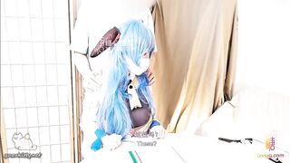 【极品网红美少女】超人气网红【柚子猫】甘雨《原神》cos来袭！高清1080P原版【糖心独家】