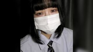 FC2-PPV-4749746 黑短发的极度受虐女生在成为人气主题咖啡厅女郎之前两次拍摄了内射私拍特典吞精口交