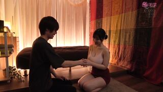 HMN-878 [无码中文字幕] 黑丝I罩杯疗愈师差点蹭到鸡巴的按摩与刺激五感的耳边淫语诱惑 中出爆射18发男士SPA  彩月七绪