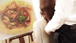 【超极品女神】绝美翘乳梦幻女神【辛尤里】最新大尺度【爆乳画家的呻吟】后入怼操淫荡高潮，高清1080P原版无水印